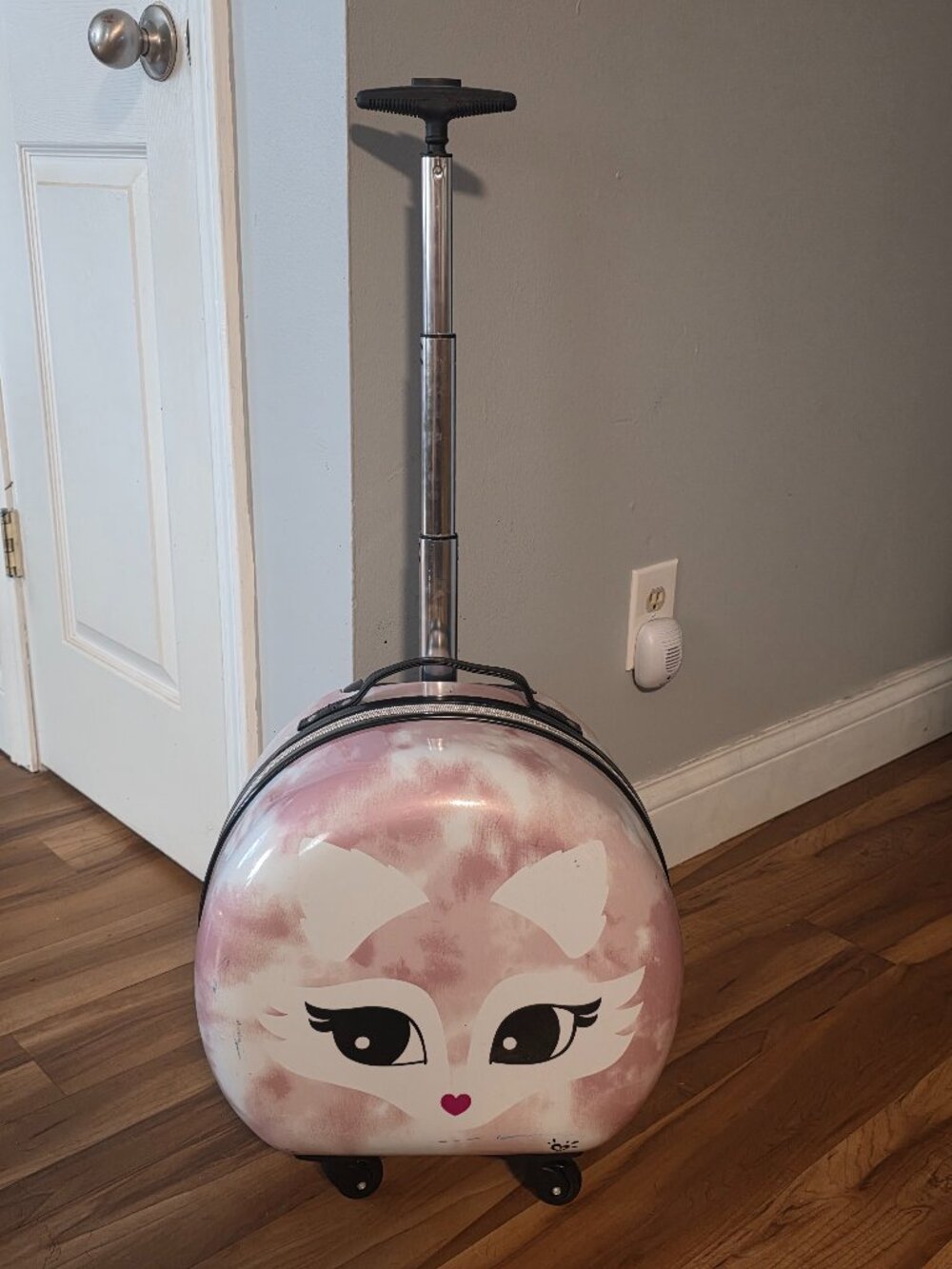 💕 Justice Pink Fox Rolling Suitcase 🦊💗